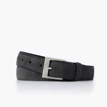 Load image into Gallery viewer, Men's Classic Leather Belt | Shadow Grey