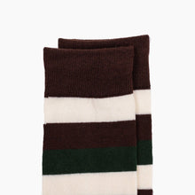 Load image into Gallery viewer, Rush & Rove Crew Socks | Brown + Olive