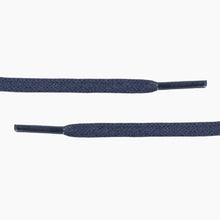 Load image into Gallery viewer, Flat Waxed Cotton Laces | Blue
