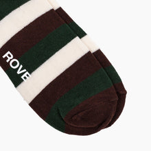Load image into Gallery viewer, Rush &amp; Rove Crew Socks | Brown + Olive
