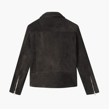 Load image into Gallery viewer, Motorcycle Jacket | Dark Olive Suede
